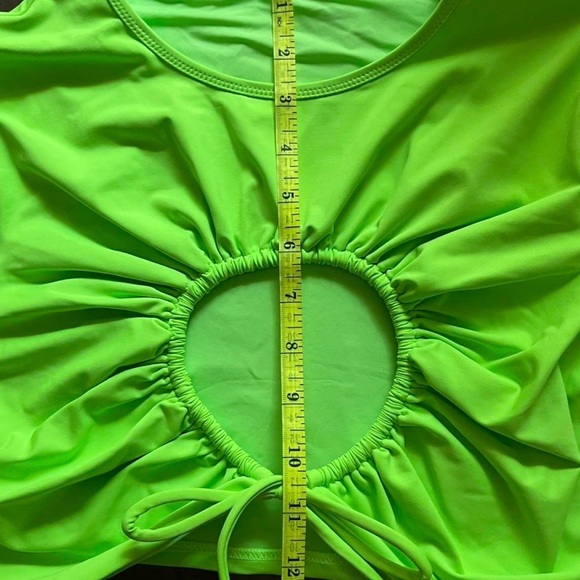 SKIMS Bikini and Tankini Bright Lime Top - Picture 6 of 6